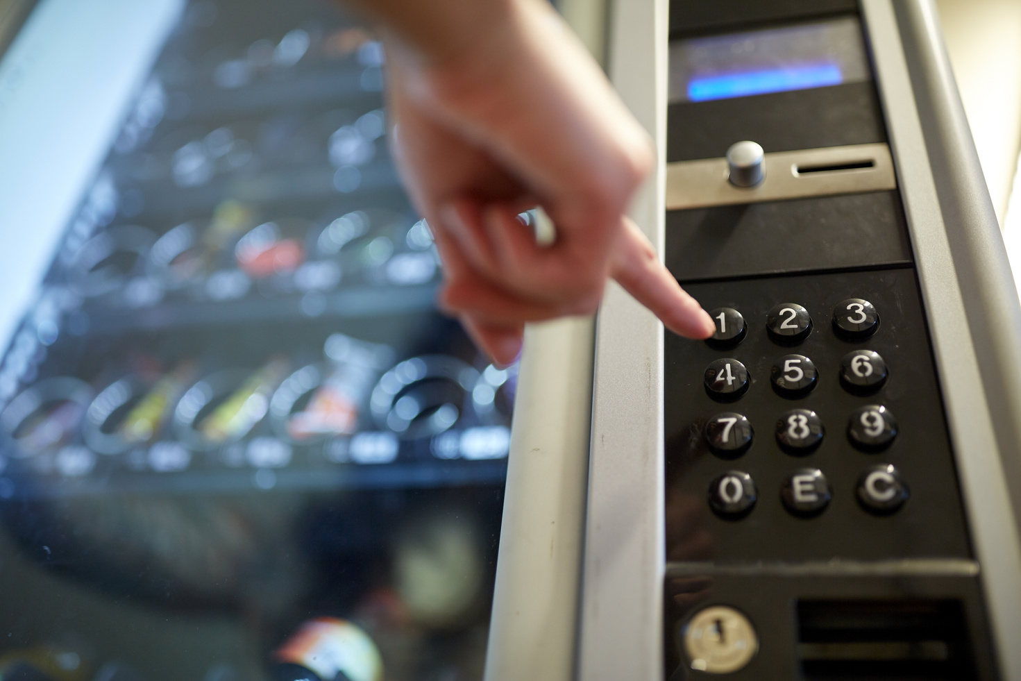 Hand Pushing Button